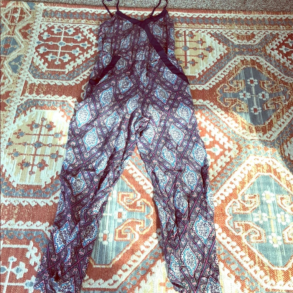 Purple jumpsuit
